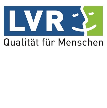 Blau-grünes Logo des LVR