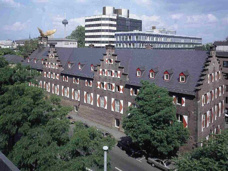 Ansicht Zeughaus Köln von oben.