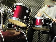 Schlagzeug im Einsatz